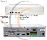 Hybrid 16 Port Embedded Linux Supports Analog & IP Cameras H.264